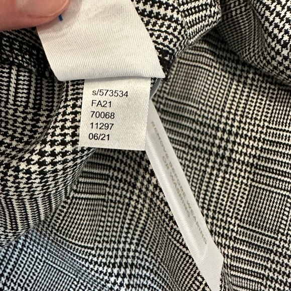 Loft Women’s Houndstooth Plaid Sleeveless Trapeze V-Neck Work Dress Size S NWOT - Picture 8 of 13